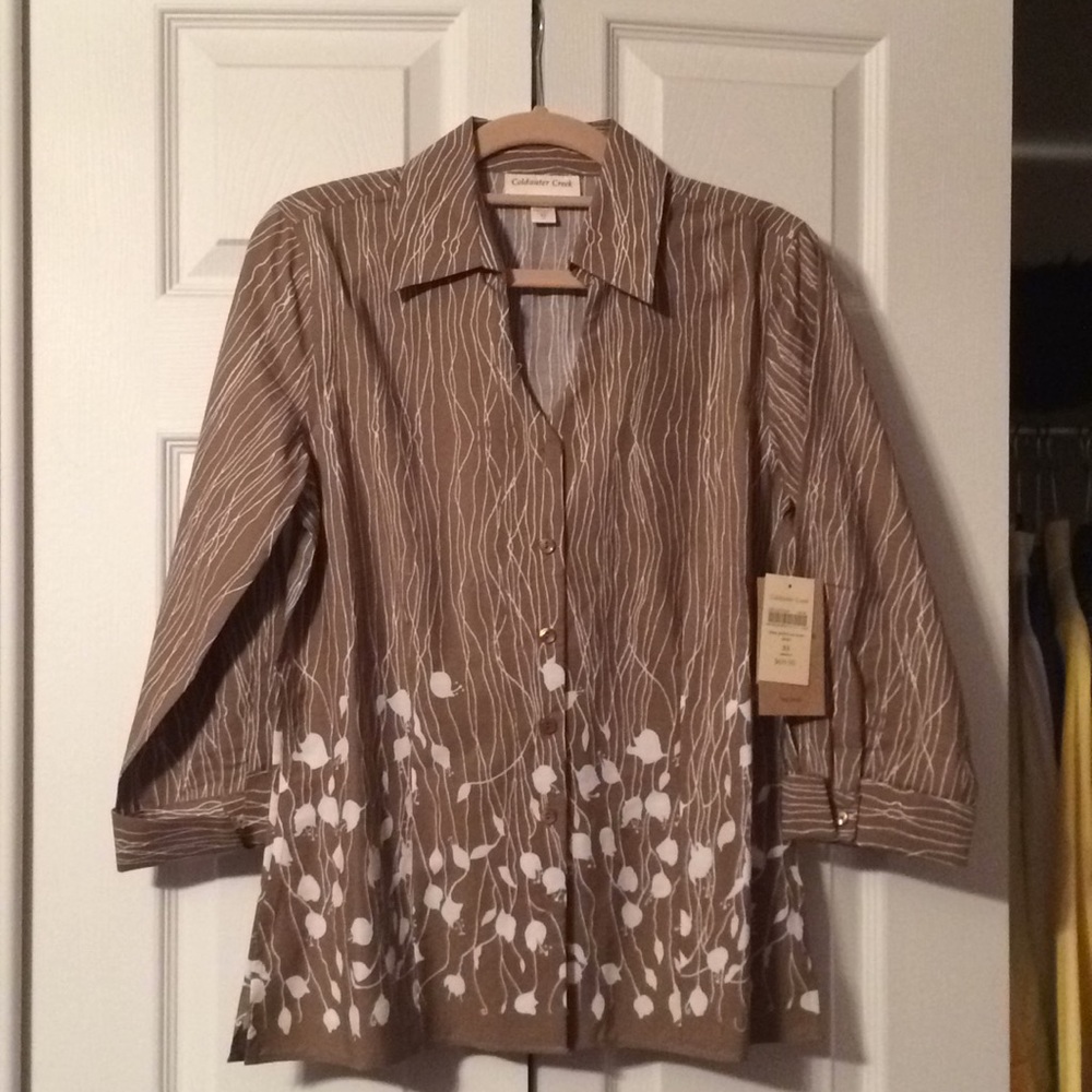Coldwater Creek blouse NWT